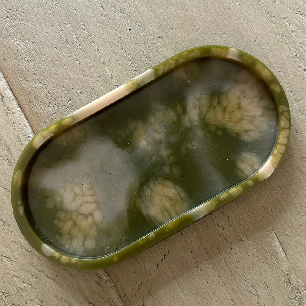Whiskey + Wine Resin Trinket Dish